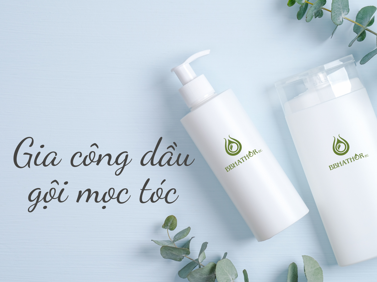 gia công dầu gội mọc tóc