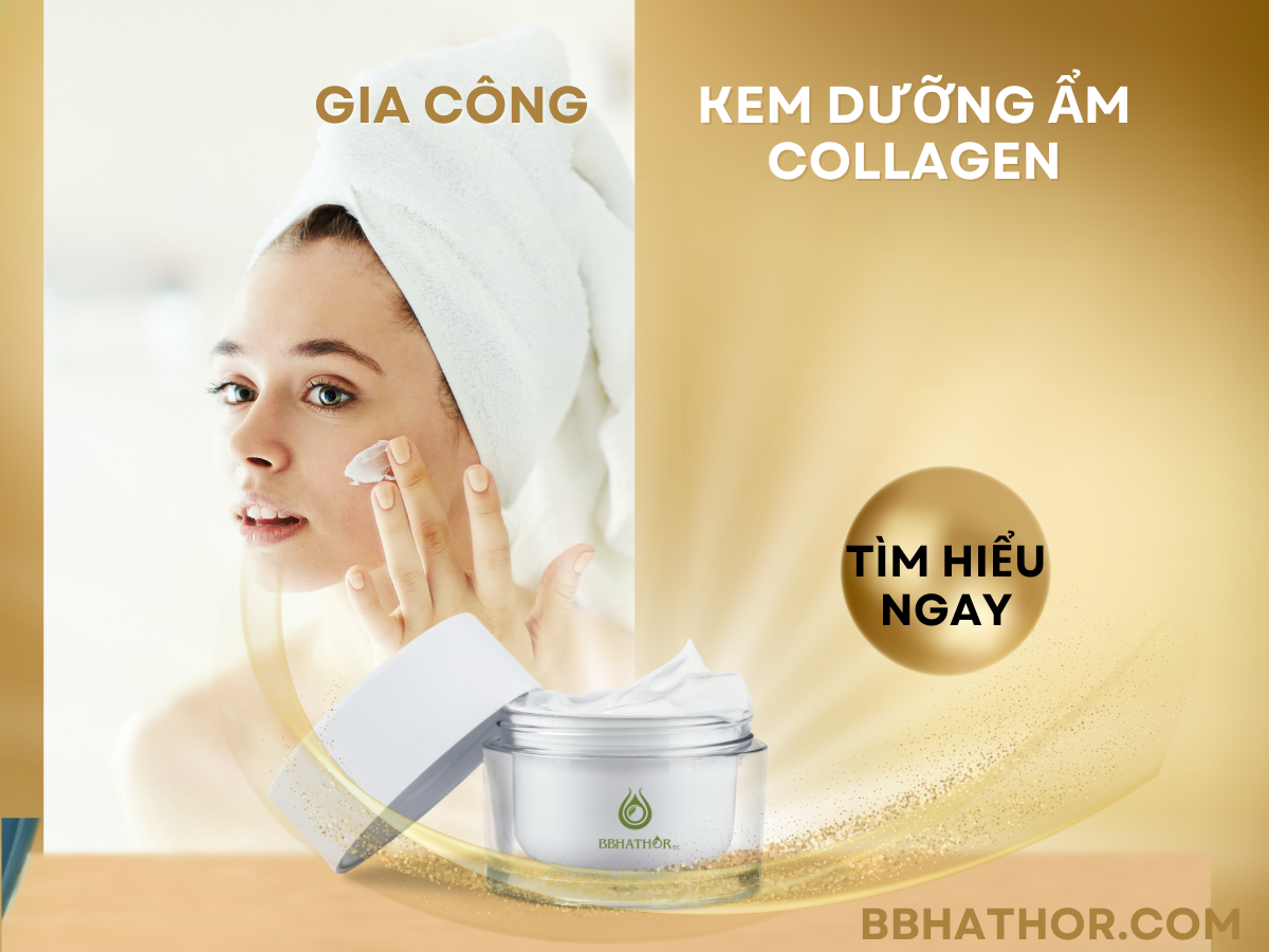 sản xuất cream dưỡng ẩm collagen