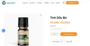 tinh dầu thiên nhiên bơ