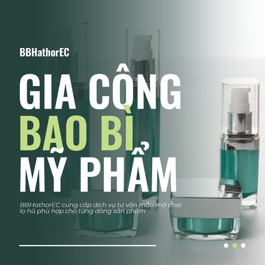 Gia công đóng gói bao bì mỹ phẩm