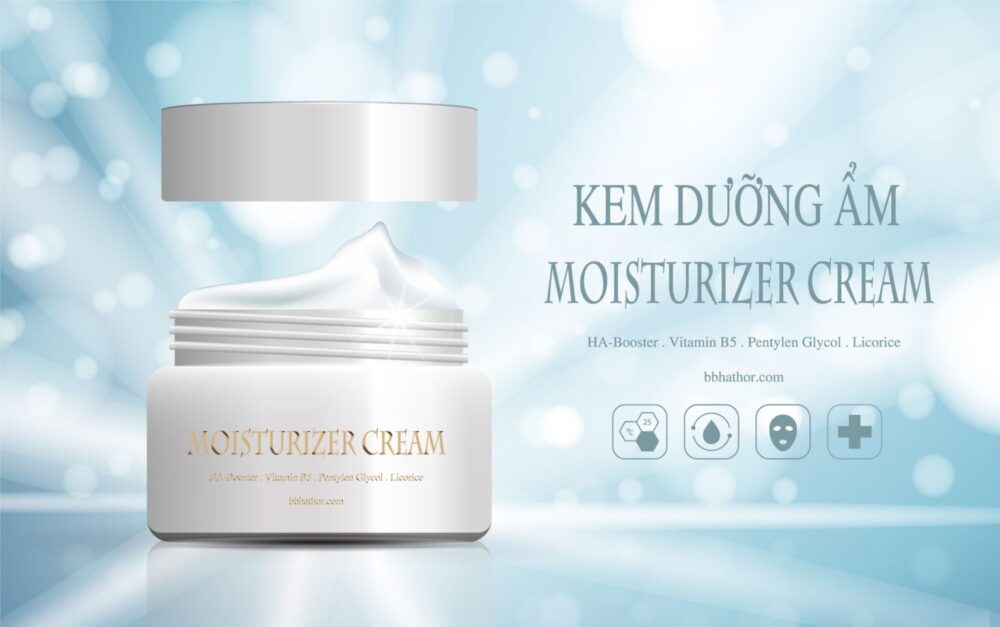 Ảnh sản phẩm mẫu gia công kem dưỡng ẩm tại BBhathorEC