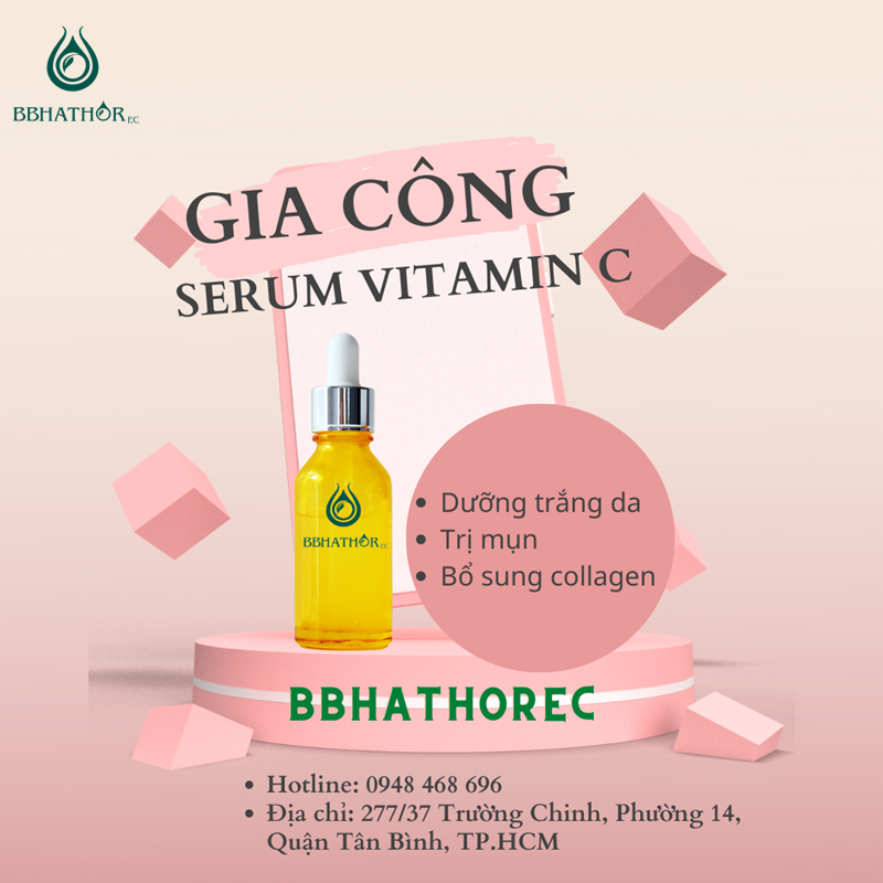 Gia công serum vitamin C